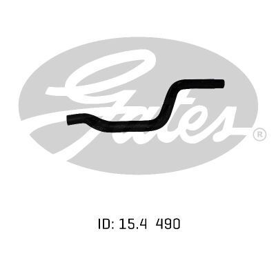 Heater Hose Gates 02-0117 for FORD TELSTAR AX, AY 1992-96 2.0L 4 Cyl. 16v DOHC EFI