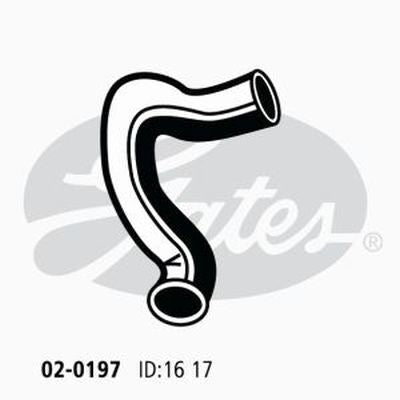 Heater Hose Gates 02-0197 for Toyota 4 Runner VZN130 1990-96 3.0L V6 12v SOHC EFI
