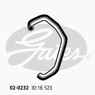 Heater Hose GATES 02-0232 for NISSAN NAVARA, D21, 2.4L 93kW-2389cc-4cyl-RWD-Petrol