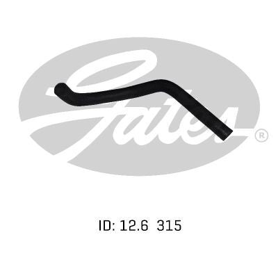 Heater Hose GATES 02-0309 for MAZDA B-SERIE BRAVO UF 2L 2.2L RWD PETROL
