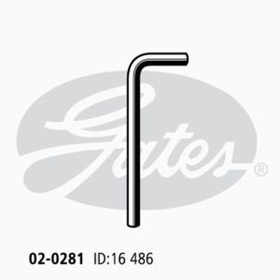 Heater Hose Gates 02-0281 for HONDA LEGEND KA7 KA8 3.2L 24V 04/91-03/96 151kW-3206cc-6cyl-FWD-Petrol