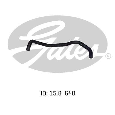 Heater Hose GATES 02-0491 for HONDA PRELUDE BB 2.3L Petrol