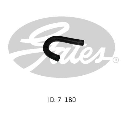 Gates Heater Hose 02-0498 for MAZDA 323 Petrol BG 1.6L