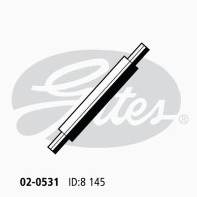 Heater Hose GATES 02-0531 for HOLDEN NOVA LF 1.6L 1991-1994 Petrol