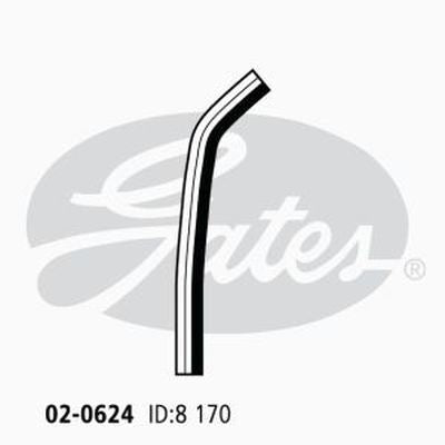 Heater Hose GATES 02-0624 for NISSAN MAXIMA A32 1995-1999 3L Petrol