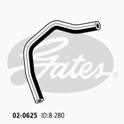 Heater Hose GATES 02-0625 for NISSAN MAXIMA A32 1995-1999 3KL Petrol