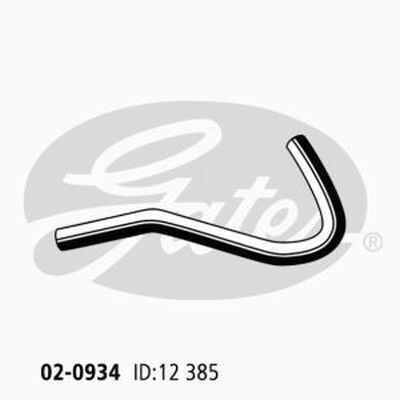 Radiator Hose Gates 02-0934 For FORD CAPRI 1970-1974 Petrol 3L
