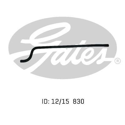 Heater Hose Gates 02-1004 for NISSAN DATSUN 2L 1974-80 RWD PETROL