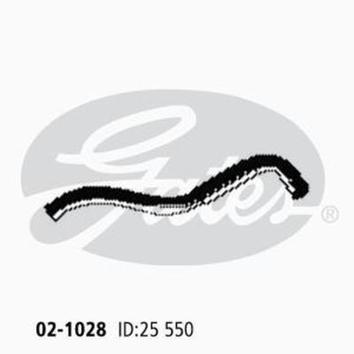 Lower Radiator Hose GATES 02-1028 for HONDA CIVIC INTEGRA 1986-1995 1.6L Petrol