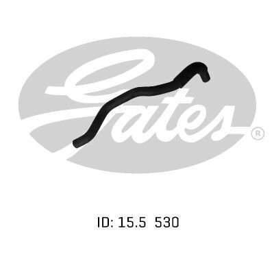 Heater Hose Gates 02-1109 for Toyota Camry ACV36 2.4L 2002-2006 FWD Petrol