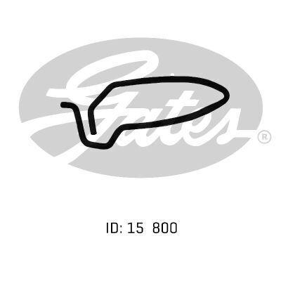 Heater Hose Gates 02-1200 for FORD FOCUS LR 2L 2002-2005 FWD PETROL