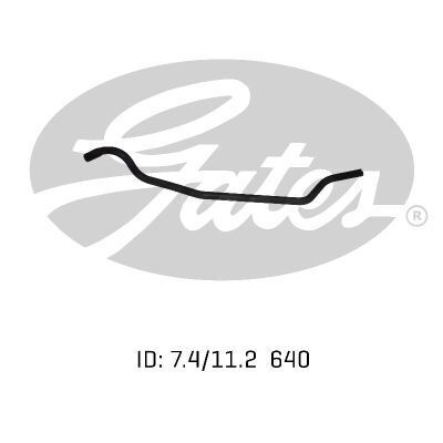 Heater Hose Gates 02-1233 for HOLDEN ASTRA AH 1.8L i 2005-2008 FWD PETROL