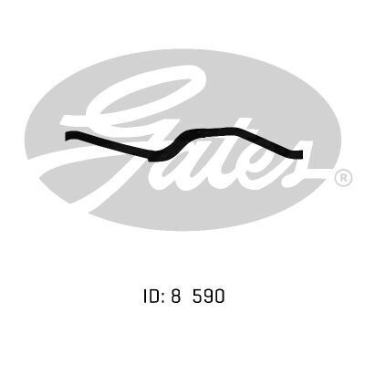 Heater Hose Gates 02-1241 for HOLDEN BARINA XC 1.4L Sfi 2000-2005 PETROL