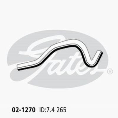 Heater Hose Gates 02-1270 for MAZDA 2 DY 1.5L 3 BK 2L 2.3L FWD PETROL