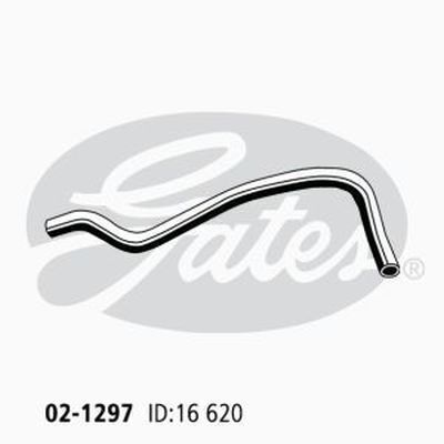 Heater Hose Gates 02-1297 for Toyota Rav 4 ACA22 ACA23 2.4L 2003-2005 Petrol