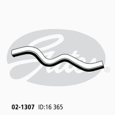 Heater Hose Gates 02-1307 for Toyota Starlet EP91 1.3L 1996-00