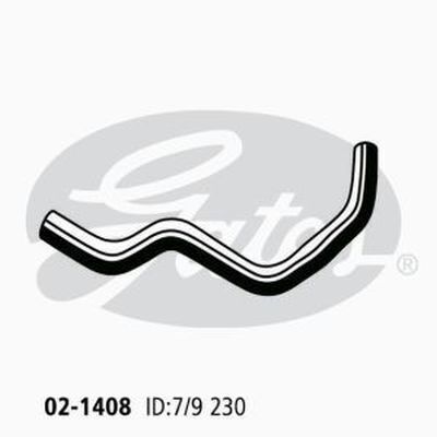 Heater Hose Gates 02-1408 for MAZDA 2 DE DH 1.5L 2007-2014 PETROL