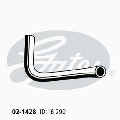 Heater Hose Gates 02-1428 for NISSAN SKYLINE R31 3L 1986-1990 PETROL