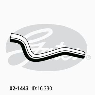 Heater Hose Gates 02-1443 for MITSUBISHI LANCER OUTLANDER 2L 2.4L PETROL