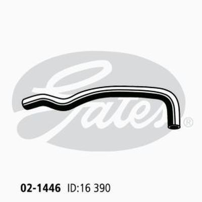 Heater Hose Gates 02-1446 for Toyota AURIS Corolla 1.8L Petrol