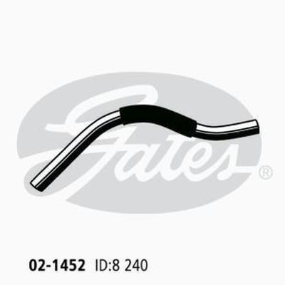 Heater Hose Gates 02-1452 for Toyota Cressida MX83 3L 1988-1993 Petrol