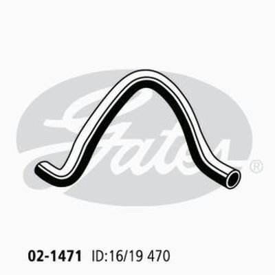 Heater Hose Gates 02-1471 for HONDA CR-V RE 2.4L 2007-2012 PETROL
