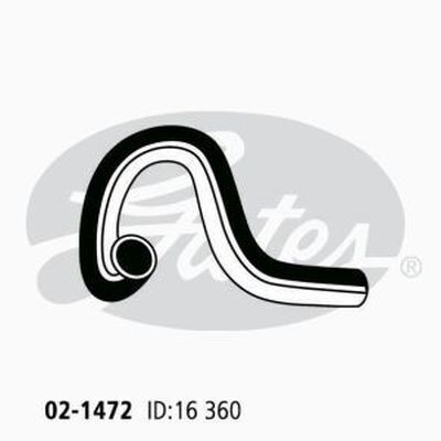 Heater Hose Gates 02-1472 for HONDA CR-V RE 2.4L 2007-2012 PETROL