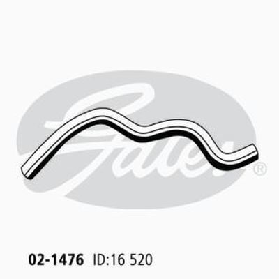 Heater Hose Gates 02-1476 for HONDA ACCORD 2008-2015 FWD PETROL