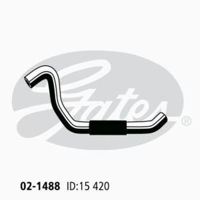 Heater Hose Gates 02-1488 for SUBARU OUTBACK BH BH9 2.5L 2000-2003 PETROL