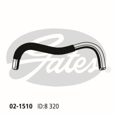 Heater Hose Gates 02-1510 for Toyota Camry ACV40 2.4L 2006-2011 Petrol