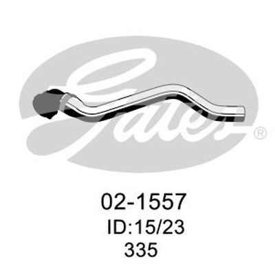 Heater Hose Gates 02-1557 for FORD FAIRLANE FAIRMONT FALCON 4L PETROL
