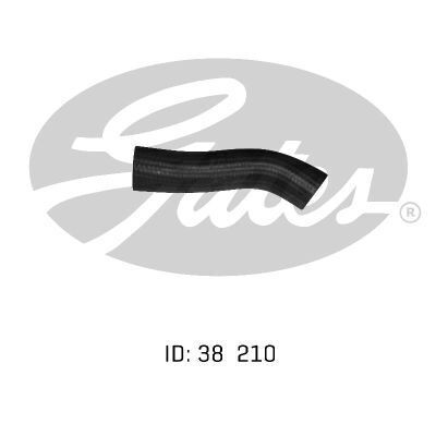 Radiator Hose Lower Gates 05-0409 for MAZDA RX-7 SA 1L 1.1L 1979-1984 WANKEL