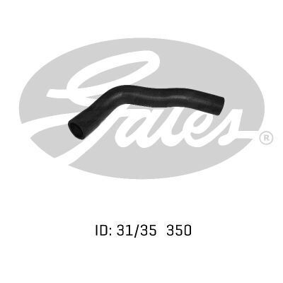 Radiator Hose Lower Gates 05-0461 for Toyota Hilux RN3 RN4 2L 1979-1983 Petrol