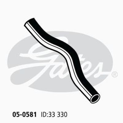 Radiator Hose Upper Gates 05-0581 for MITSUBISHI L200 EXPRESS STARION 2L PETROL