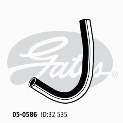 Radiator Hose Lower Gates 05-0586 for MITSUBISHI L300 EXPRESS 1.6L