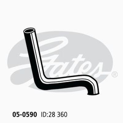 Radiator Hose Lower Gates 05-0590 for HOLDEN ASTRA NISSAN PULSAR 1.6L PETROL