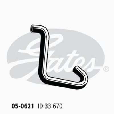 Radiator Hose Lower Gates 05-0621 for NISSAN URVAN E232 2L 1982-1998 PETROL