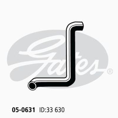 Radiator Hose Lower Gates 05-0631 for NISSAN 720 2.2L 1983-1986 PETROL