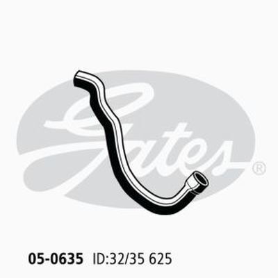 Radiator Hose Upper Gates 05-0635 for LAND ROVER RANGE ROVER 3.5L 1981-1990 PETROL