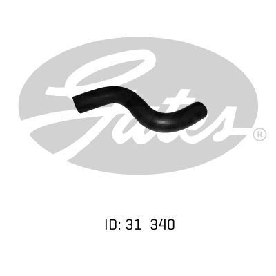 Radiator Hose Upper Gates 05-0734 for Toyota Camry SV11 2L 1983-1987 Petrol