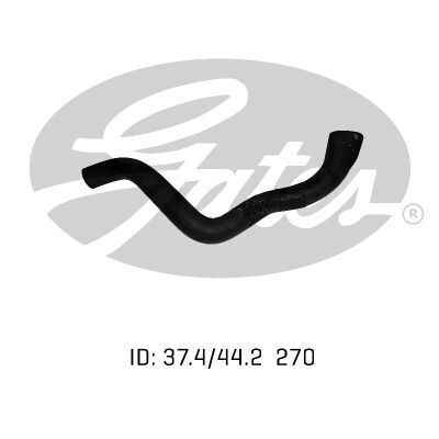 Radiator Hose Lower Gates 05-0885 for Toyota Landcruiser BJ74RV 3.4L 1985-1990 Diesel
