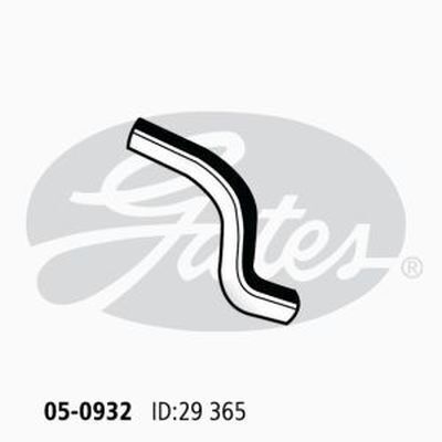 Radiator Hose Upper Gates 05-0932 For FORD MAZDA
