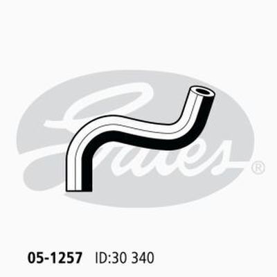 Upper Radiator Hose Gates 05-1257 for HONDA ACCORD PRELUDE MAZDA MX-5 PETROL
