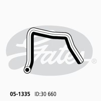 Radiator Hose Lower Gates 05-1335 for KIA MENTOR FA 1.5L 1996-1997 PETROL