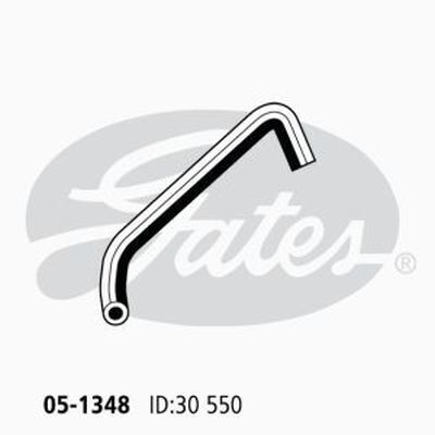 Radiator Hose Upper Gates 05-1348 for Toyota Corolla AE82 1.6L 1986-1989 Petrol