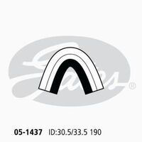 Radiator Hose Lower Eng to Water Outlet Gates 05-1437 for Holden Calais VY Sedan Supercharged 3.8 Petrol L67