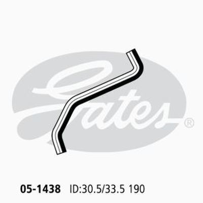Radiator Hose Upper Gates 05-1438 for Holden Commodore VU Ute 3.8 Petrol