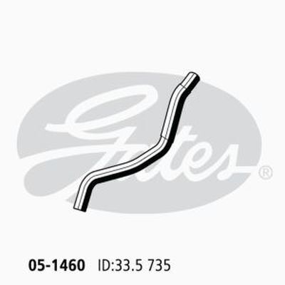 Radiator Hose Lower Man Gates 05-1460 for Mitsubishi Mirage CE Hatchback (CJ2A) 1.5 Petrol 4G15