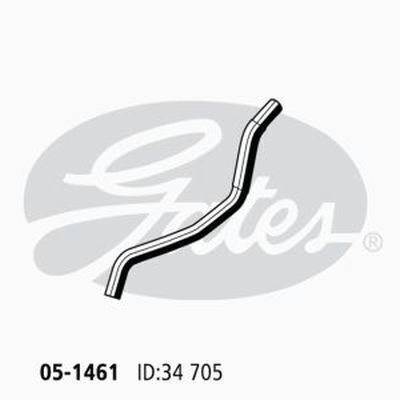 Radiator Hose Lower Auto Gates 05-1461 for Mitsubishi Mirage Hatchback CE 1.5 Petrol 4G15