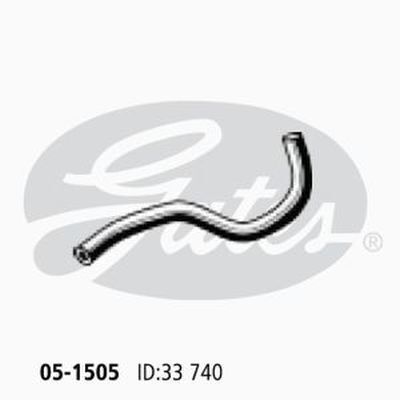 Radiator Hose Lower Gates 05-1505 for Toyota Landcruiser Prado RZJ 2.7L 1996-2002 Petrol